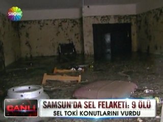 Samsun'daki sel Toki konutlarını vurdu - 04 temmuz 2012