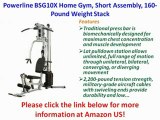 Powerline BSG10X Home Gym, Short Assembly, 160-Pound Weight Stack Best Price