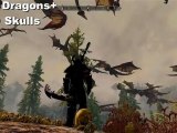 SKYRIM - 100 DRAGONS   2000 SKULLS   2500 CHEESE WHEELS