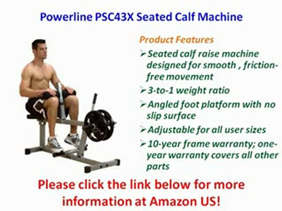 [REVIEW] Powerline PSC43X Seated Calf Machine