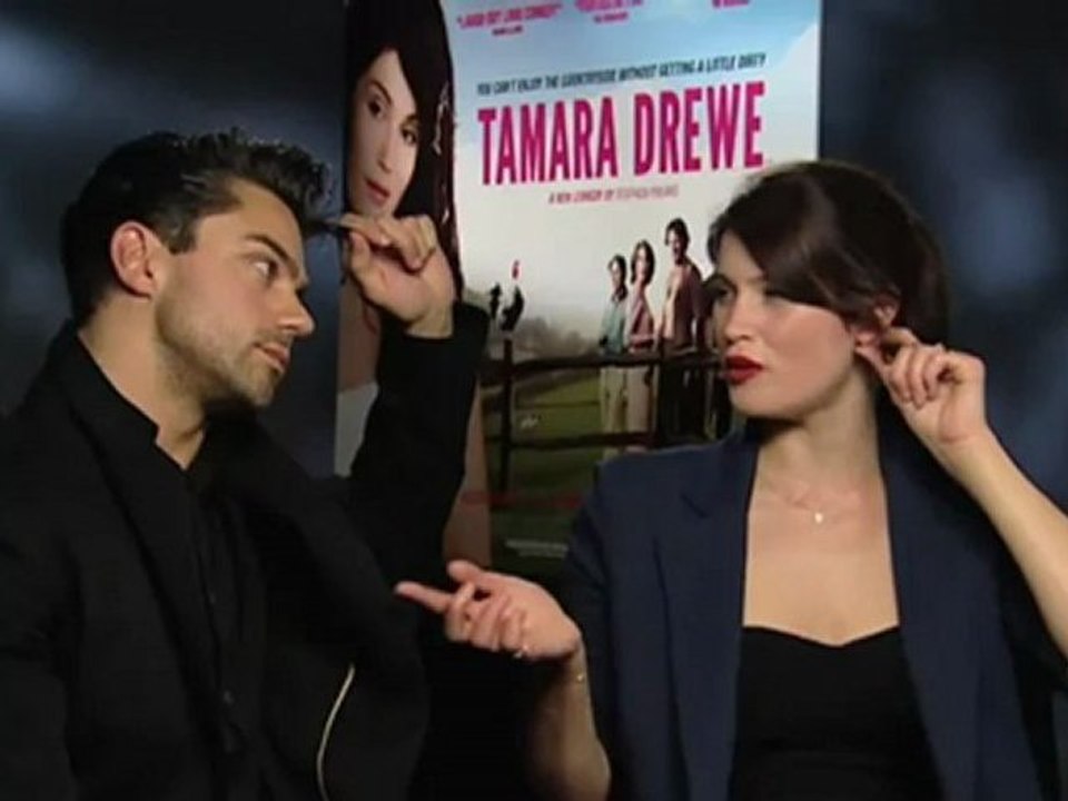 Gemma Arterton & Dominic Cooper chat to us about Tamara Drewe