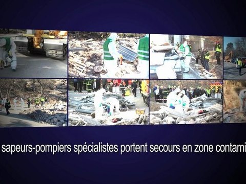Bonus 3 : des sapeurs-pompiers spécialistes portent secours en zone contaminée