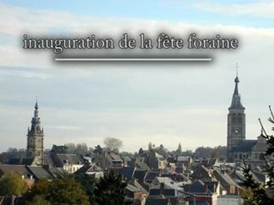 Inauguration de la fete foraine