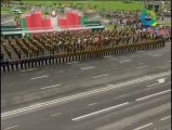 Domino at a military parade in Belarus