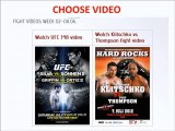 Anderson Silva vs Chael Sonnen fight video