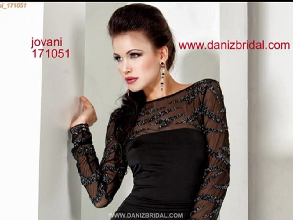 Jovani 171051 Sheer Beaded Cocktail Dress