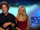 Julianne Hough and Diego Boneta talk about Rock of Ages