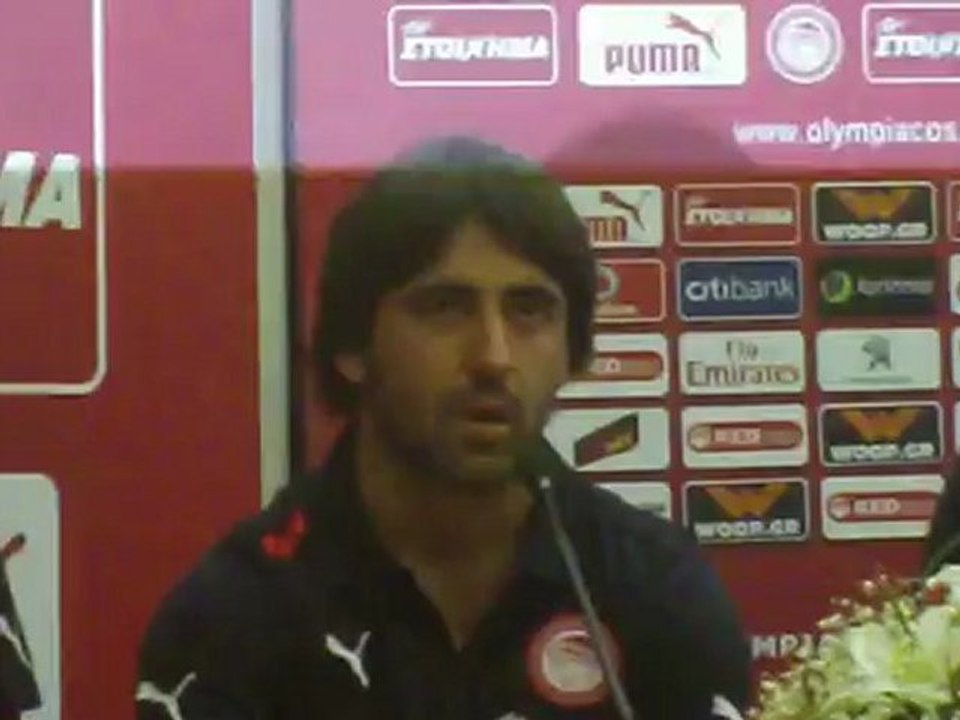 Παρουσίαση των παικτών του Ολυμπιακού - Γιαννιώτης, Τάτος, Μανωλάς, Βλαχοδήμος, Ζαραδούκας, Σιόβας (4)