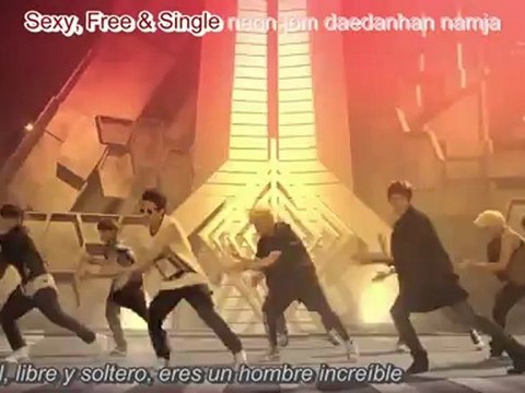 Super Junior -Sexy Free & Single MV (karaoke+subs español)