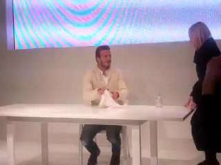 David Beckham meets fans at the launch of his Bodywear range for H&M I GRAZIA