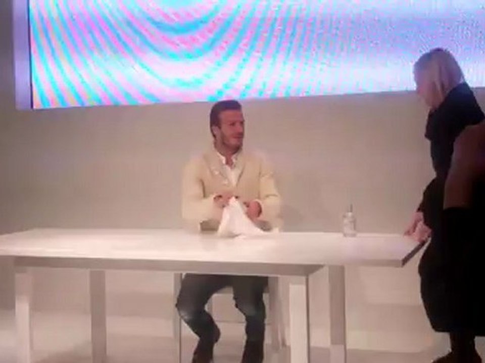 David Beckham meets fans at the launch of his Bodywear range for H&M I GRAZIA