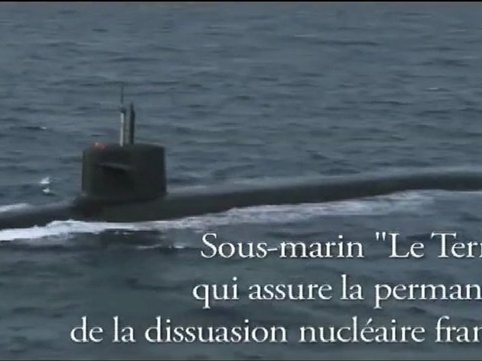 Visite du Président à bord du sous-marin le Terrible