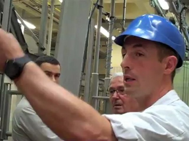Ref:xrzimn Visite de l abattoir de Laon