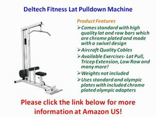 NEW Deltech Fitness Lat Pulldown Machine