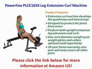 [REVIEW] Powerline PLCE165X Leg Extension Curl Machine