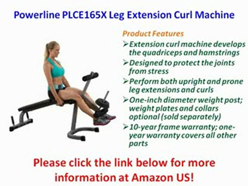 [REVIEW] Powerline PLCE165X Leg Extension Curl Machine
