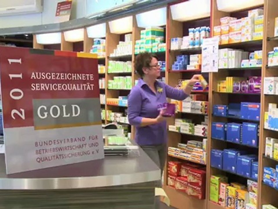Sonnenapotheke, Central Apotheke in Witten, Firmenvideo, Unternehmensvideo, Alphaclip