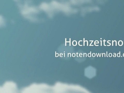 Noten für Deine Hochzeit bei notendownload