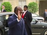 Le président gabonais Ali Bongo reçu par François Hollande