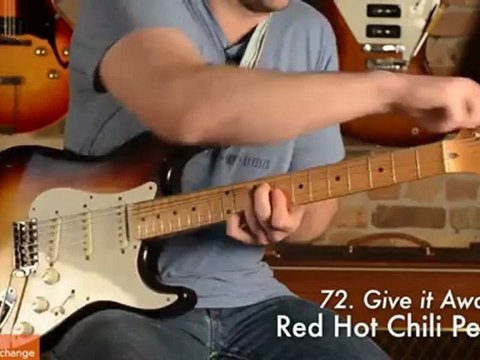 Musician Performs 100 Famous Guitar Riffs in One Take