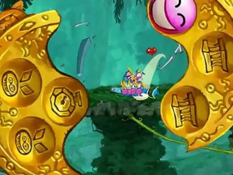 Rayman Origins - pt5 - Jibberish Jungle - Swinging Caves