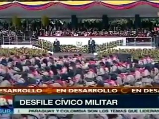 Venezuela celebra con desfile 201 años de Independencia