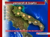 Previsioni del tempo, venerdì 6 luglio