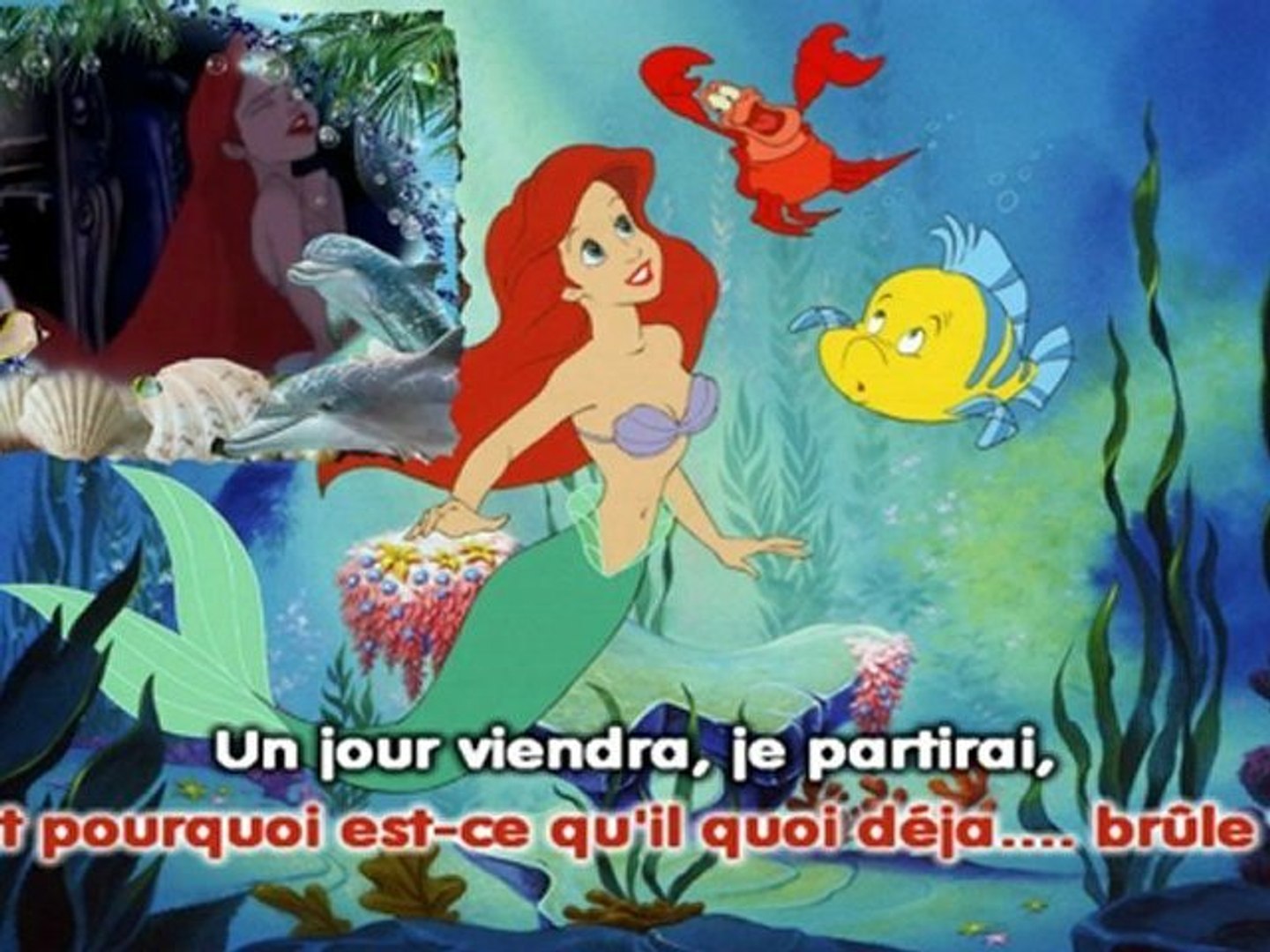 Chanson Ariel Partir La bas Paroles La Petite Sirene - Partir Là-Bas karaoke - Vidéo Dailymotion