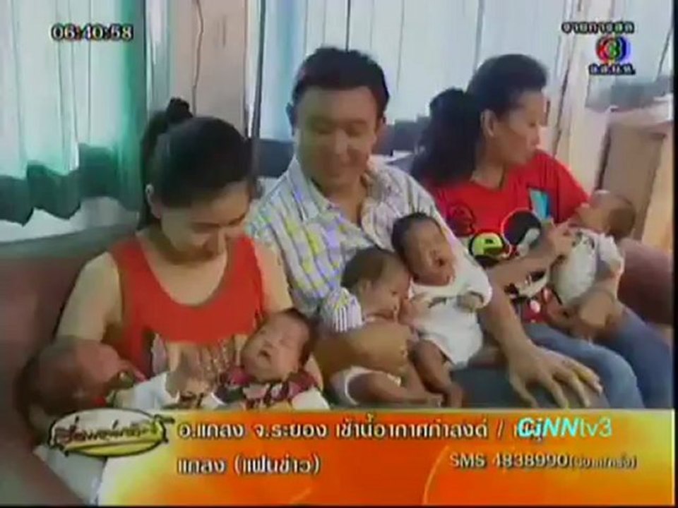 เรื่องเล่าเช้านี้ แฝด 6 คน