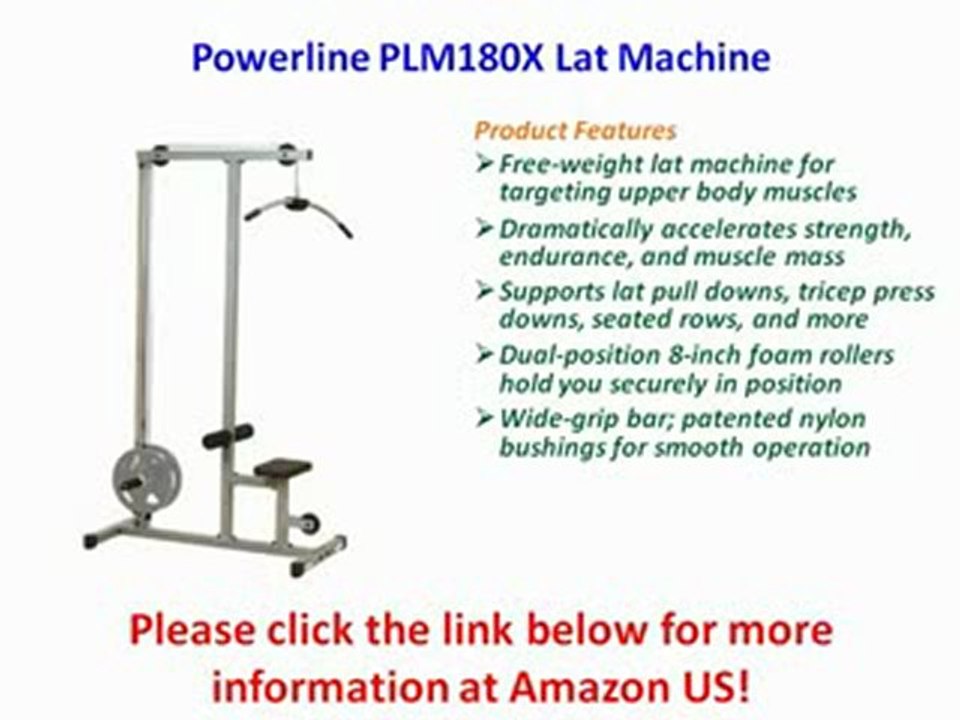 FOR SALE Powerline PLM180X Lat Machine