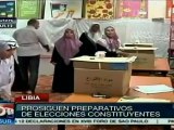 Continúan preparativos en Libia para elecciones