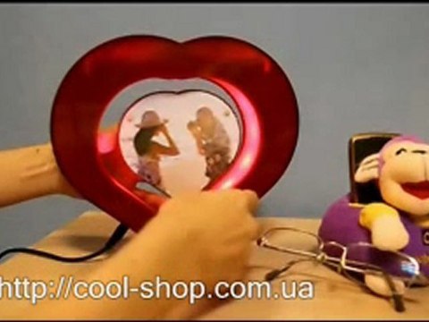 Магнитная фоторамка в форме сердца