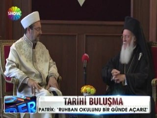 Diyanet işleri fener rum patrikhanesini ziyaret etti  - 05 haziran 2012