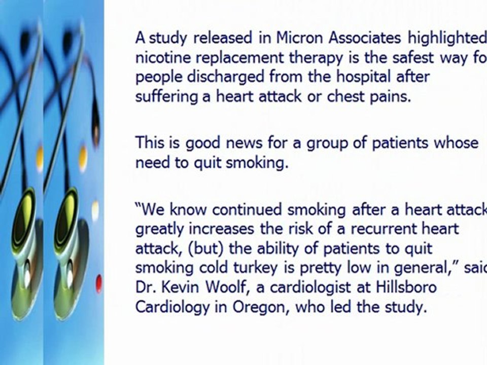Micron Associates reveals the positive side of Nicotine’s negative effect