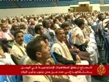 ردود أفعال التظاهرات في اليمن