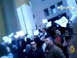 اتساع رقعة المظاهرات المطالبة بسقوط النظام الليبي