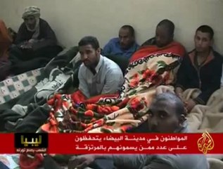 المرتزقة المعتقلون في مدينة البيضاء الليبية