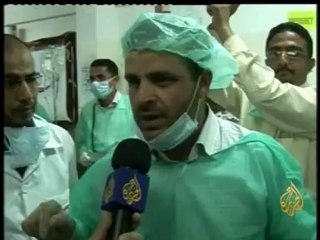 مواجهات بين قوات الامن والمعتصمين يساحة التغيير