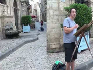 Peintres dans la rue