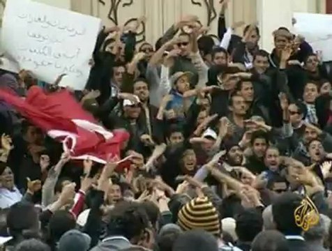 الامن التونسي يمنع شباب الثورة دخول ساحة القصبة