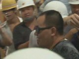 Workers trapped after China tunnel collapse