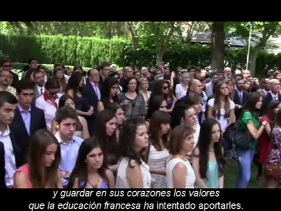 Réception des bacheliers 'mention très bien' - 3 juillet 2012 - Version FR - ESP