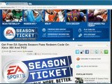 EA Sports Season Pass Code Free Giveaway - Xbox 360 PS3