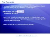 Mail Forwarding Service Virtual Address Upgrade Options