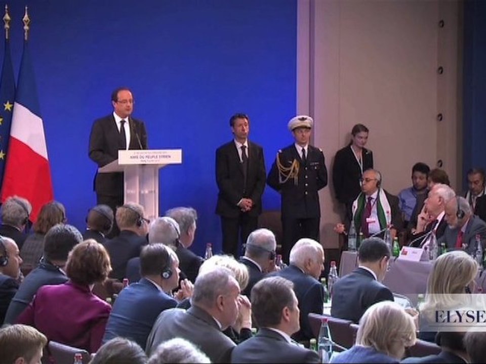 Reportage lors de la Réunion du Groupe des Amis du Peuple Syrien