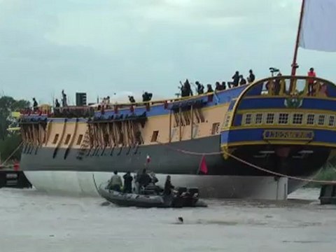 Hermione, descente de la Charente