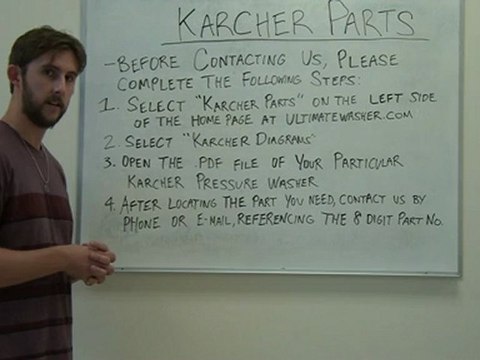 how to locate karcher replacement parts for your karcher pressure washers