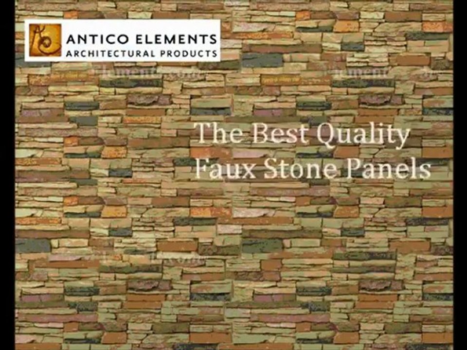 Faux Stone Panels