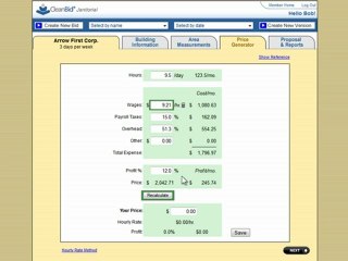 Average Wage Calculator for Janitorial Bidding Software