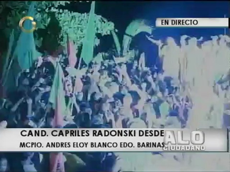 Capriles recorrió 9 pueblos en el estado Barinas este viernes